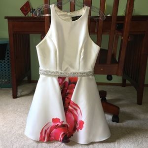 Floral homecoming/ prom dress